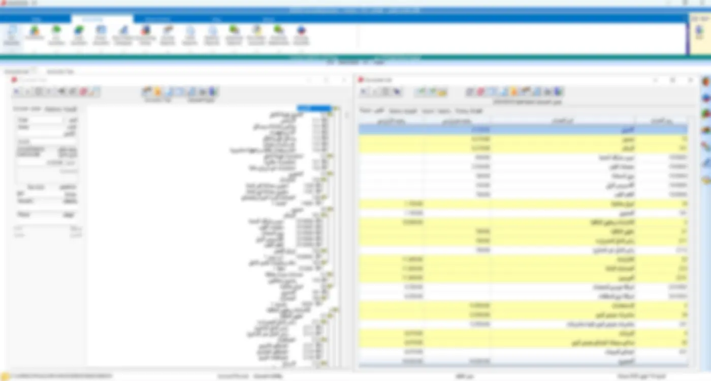 Bazar Accountant V19 on Windows: the chart of accounts